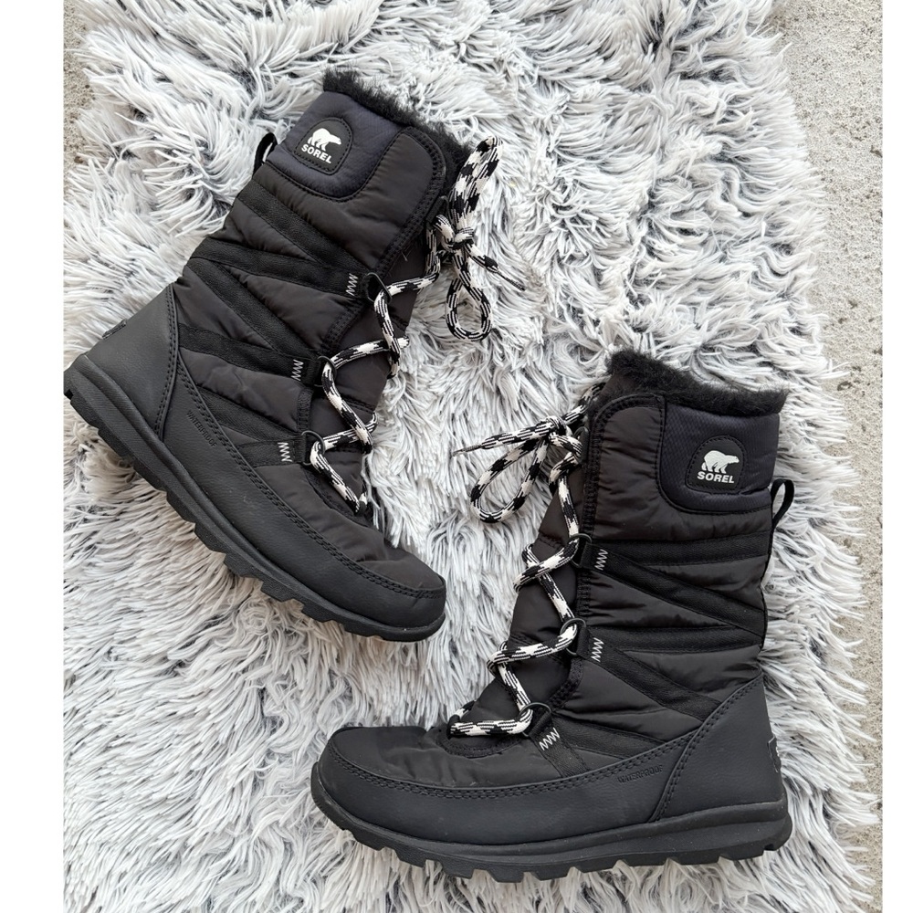 Sorel Black Whitney Lace Up Boot‎